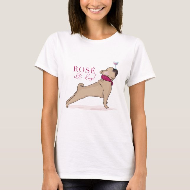 Cute and funny French Bulldog T-Shirt (Front)