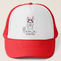 Cute and Funny Llama Mama Cap