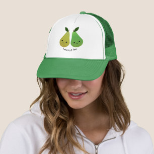 Cute and Funny Pearfect Pair Pears Trucker Hat