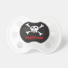 Cute and funny pirate skull and crossbones custom