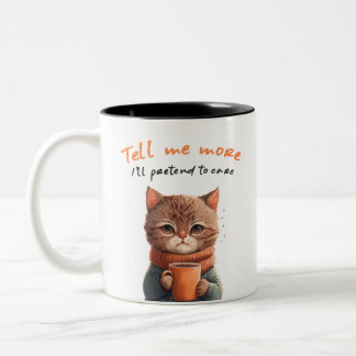 Cute and Funny Sarcastic Cat Coffee Mug