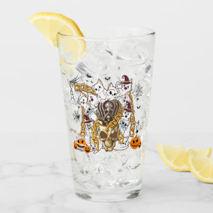Cute and Funny Spooky Evil Cats Glass