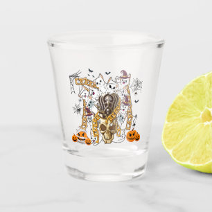 Cute and Funny Spooky Evil Cats Shot Glass