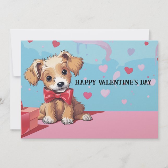 Cute and Funny Valentine's Day for Kids #22  Holiday Card (Front)
