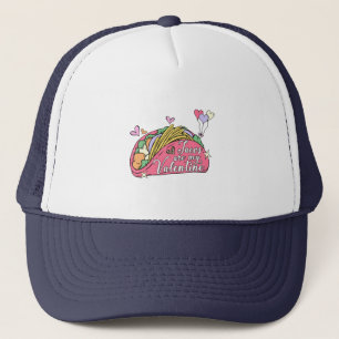 Cute and Funny Valentine's Day for Taco Lovers Trucker Hat