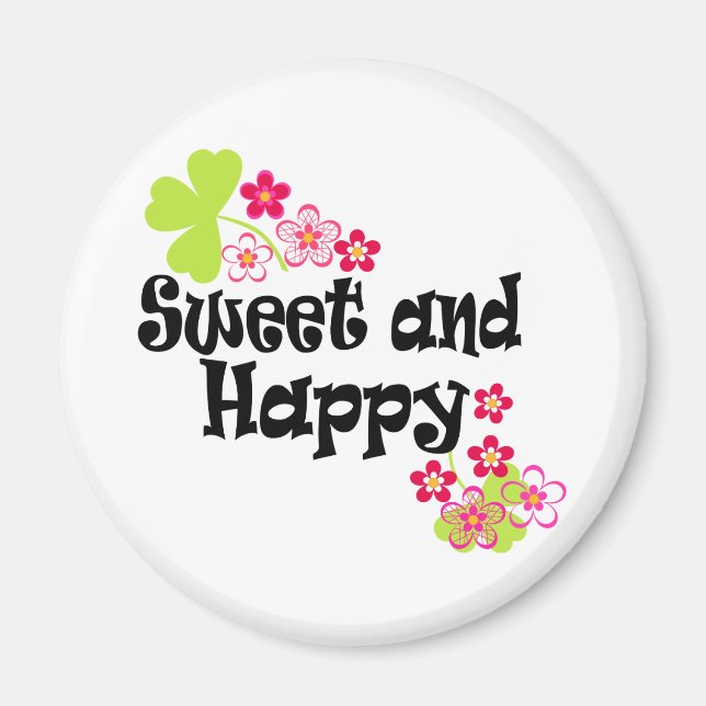 Cute and happy magnet (Front)