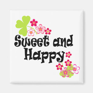 Cute and happy magnet