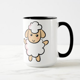 Cute and Happy Sheep Mug
