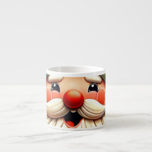 cute and kawai Papai Noel Baba Saint Nicholas Kris Espresso Cup