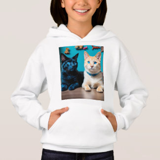 Cute and lovely happy dogs and cats.