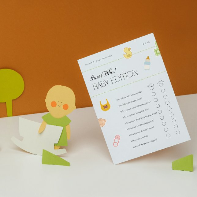 cute and lovley baby shower party game ( cute baby shower party game card , EDIT IT AS YOU LIKE #babyshower)