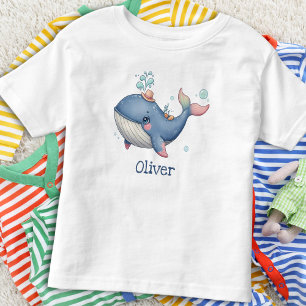 Cute and Quirky Little Whale Toddler T-Shirt