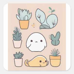  Cute and Snuggly Cat Sticker