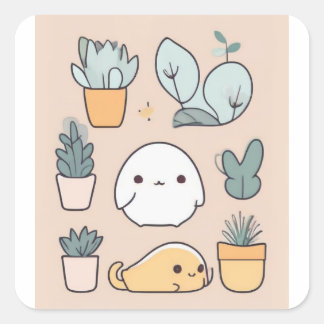 Cute and Snuggly Cat Sticker