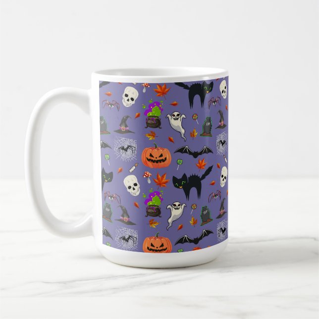 Cute And Spooky Halloween  Coffee Mug (Left)