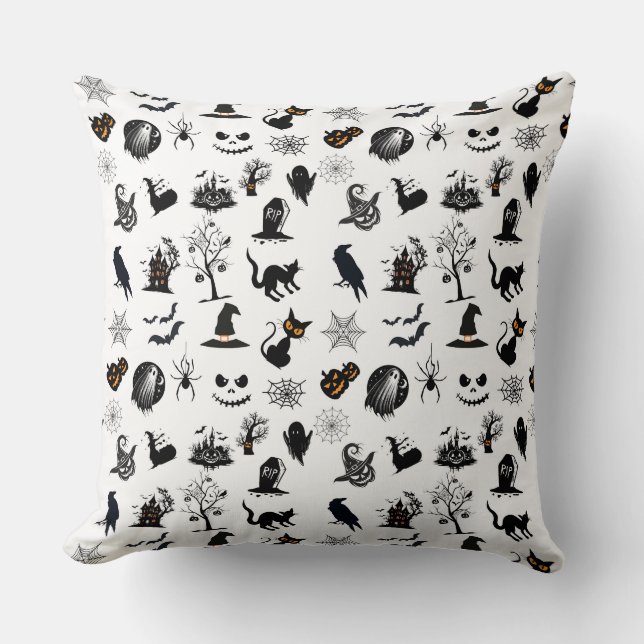 Cute and spooky Halloween Cushion (Front)