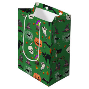 Cute And Spooky Halloween Medium Gift Bag