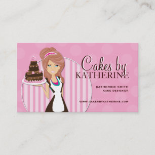 Cute and Sweet Bakery Business Cards