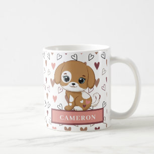 Cute and sweet puppy pink Tote Bag Coffee Mug