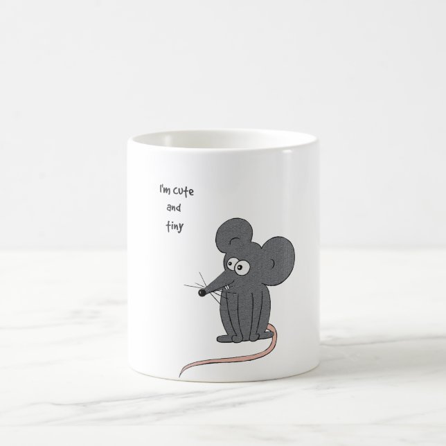 Cute and tiny mouse coffee mug (Center)
