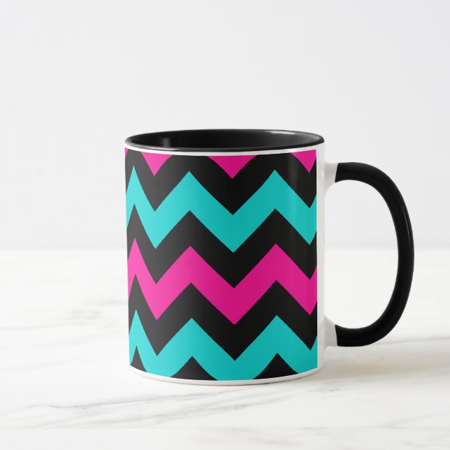Cute and trendy chevron pattern mug (Right)