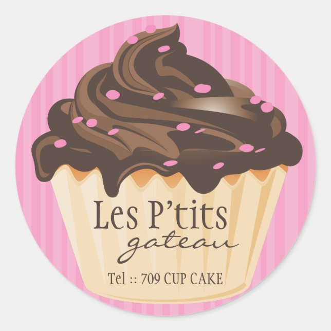Cute and Whimsical Bakery Stickers (Front)