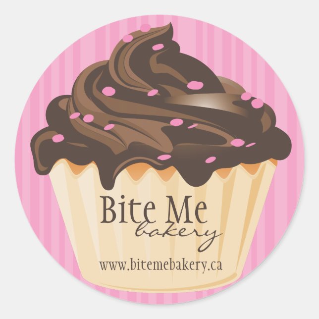 Cute and Whimsical Bakery Stickers (Front)