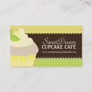 Cute and Whimsical Cupcake Bakery Business Cards