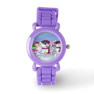 Cute and Whimsical Snowmen Watch