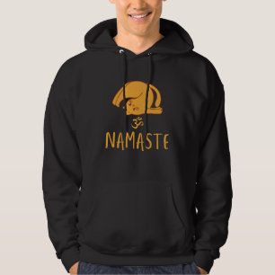 Cute and Yoga Cat Namaste OM Savasana Cat Parents Hoodie