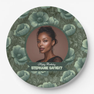 Cute Anemones 5Th Birthday Unique Paper Plate