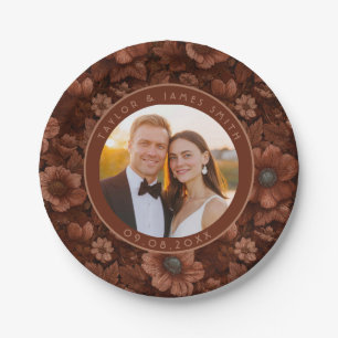 Cute Anemones Plates For Couple'S Shower Party