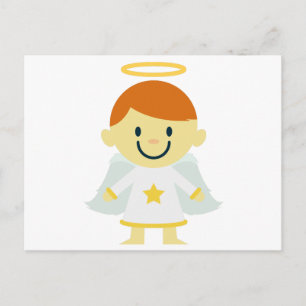 Cute Angel Boy with Halo Postcard