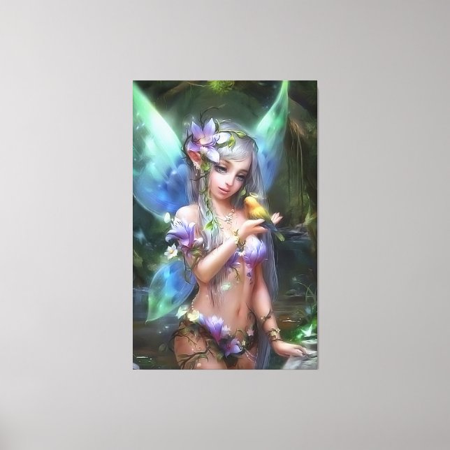Cute Angel  Canvas Print (Front)
