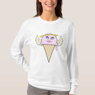 cute angel ice cream cone cartoon T-Shirt
