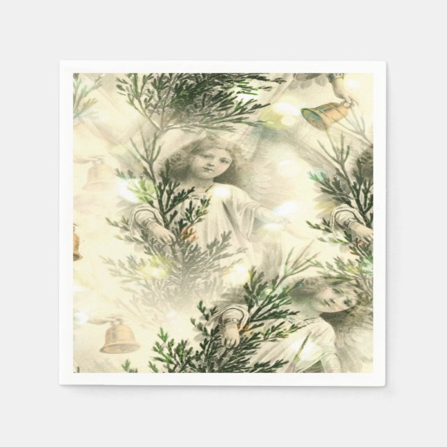 Cute Angel marble Napkin (Front)