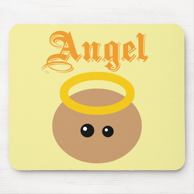 Cute Angel Mouse Mat (Front)