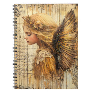 Cute Angel Spiral Notebook