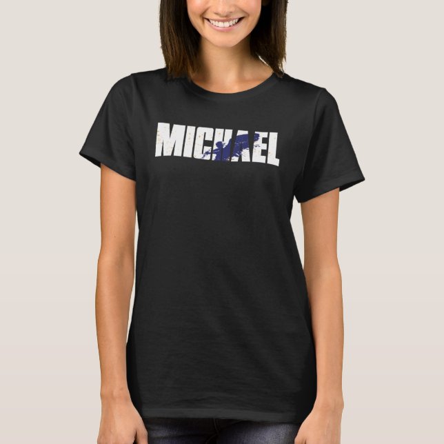 Cute Angel Tees  St Michael The Archangel Christia (Front)