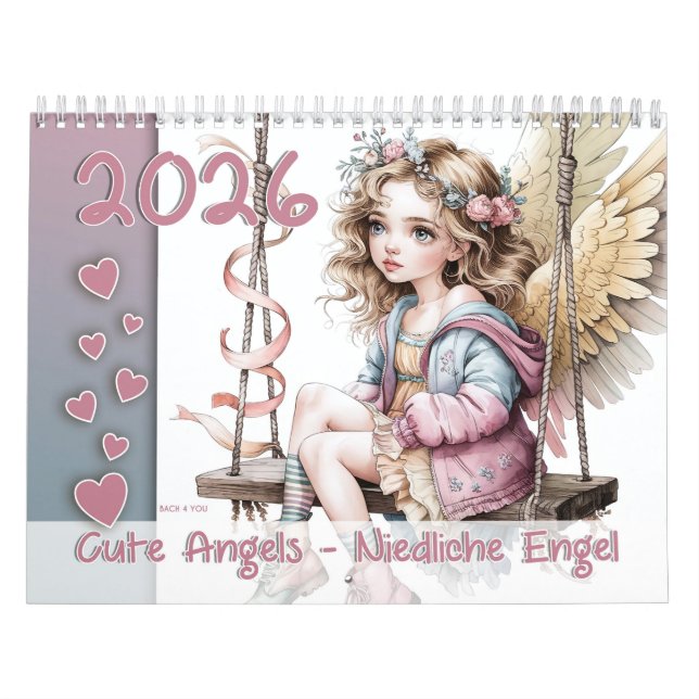 Cute Angels – Niedliche Engel 2026 Calendar (Cover)