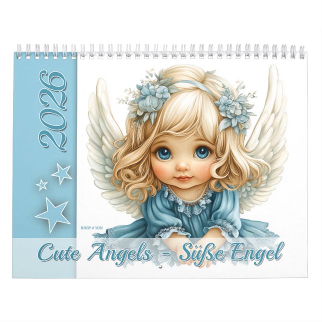 Cute Angels – Süße Engel 2026 Calendar (Cover)