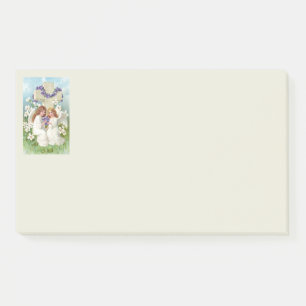 Cute Angels With Cross And Flowers Post-it Notes