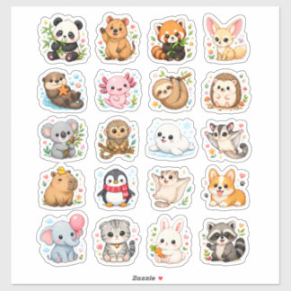 Cute Animal aesthetic stickers