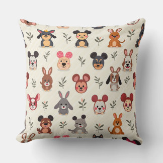 Cute animal animation cushion