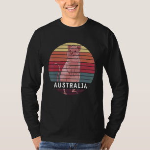 Cute Animal Aussie Quokka Retro Australia T-Shirt