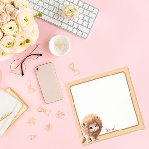 Cute Animal Baby Lion Post-it Notes
