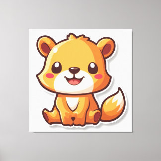 Cute Animal Canvas Print