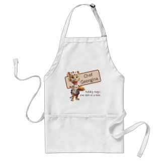 Cute Animal Chef Tiger Customizable Standard Apron