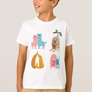 Cute Animal Couple Valentine T-Shirt Romantic Ka