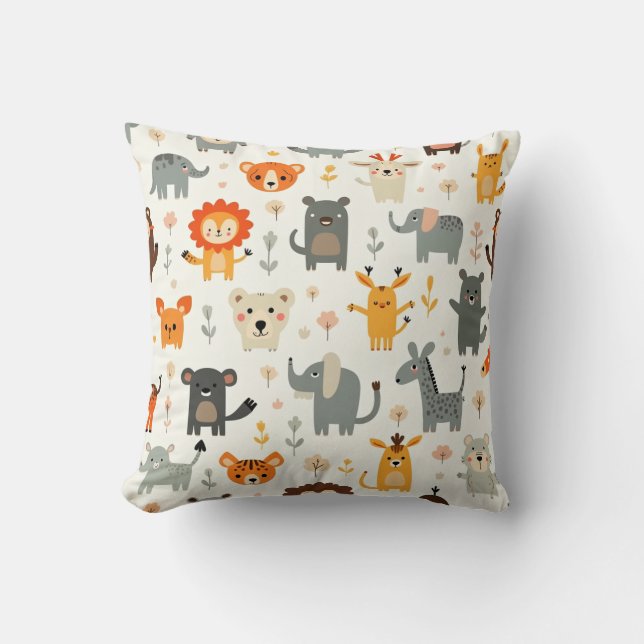 cute animal cushion pillow (Front)